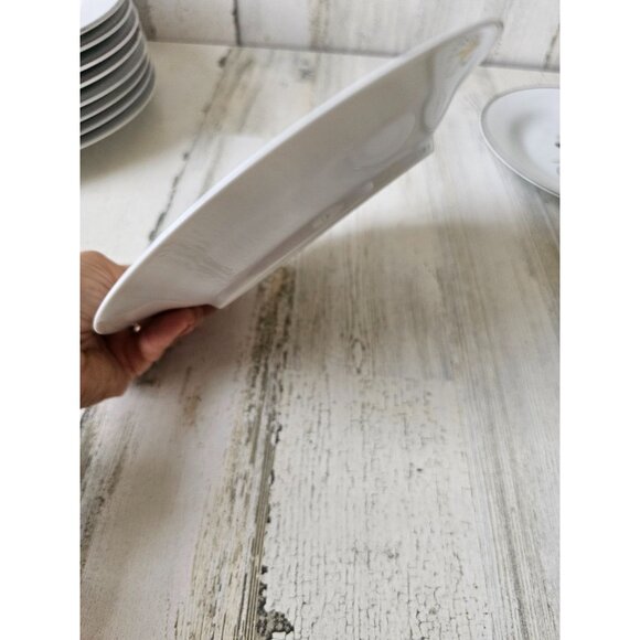 Pottery Barn dancer reindeer salad plate Xmas vest - Picture 4 of 4